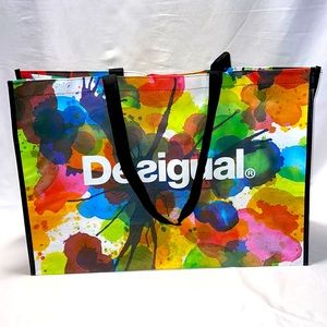 DESIGUAL Re-usable shopping Bag Light and foldable PVC eco-friendly bag.